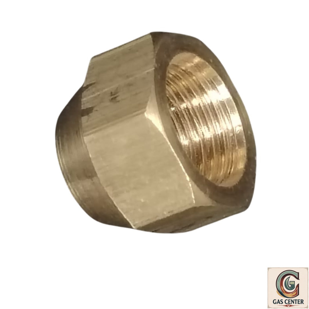 Brass flair nut