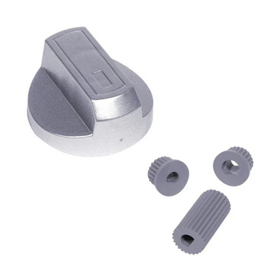Silver Universal Cooker Control Knob